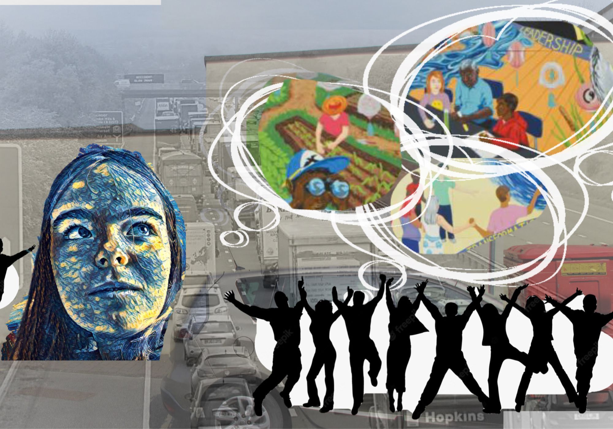 Net Zero Visions Mural Montage
